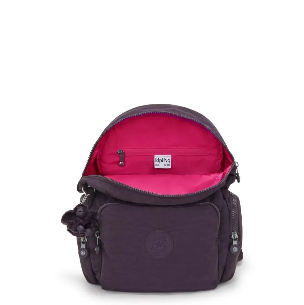 zaino_kipling_city_zip_s_ultimate_plum_2.webp Sale Kipling Zaino City Zip S Ultimate Plum UltimatePlum