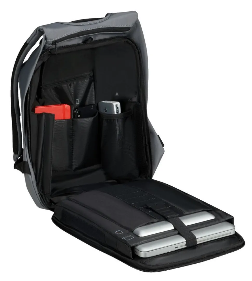 zaino_lavoro__samsonite_securipak__grigio_4.webp Outlet Samsonite Zaino lavoro 14,1" Securipak 2.0 Grigio