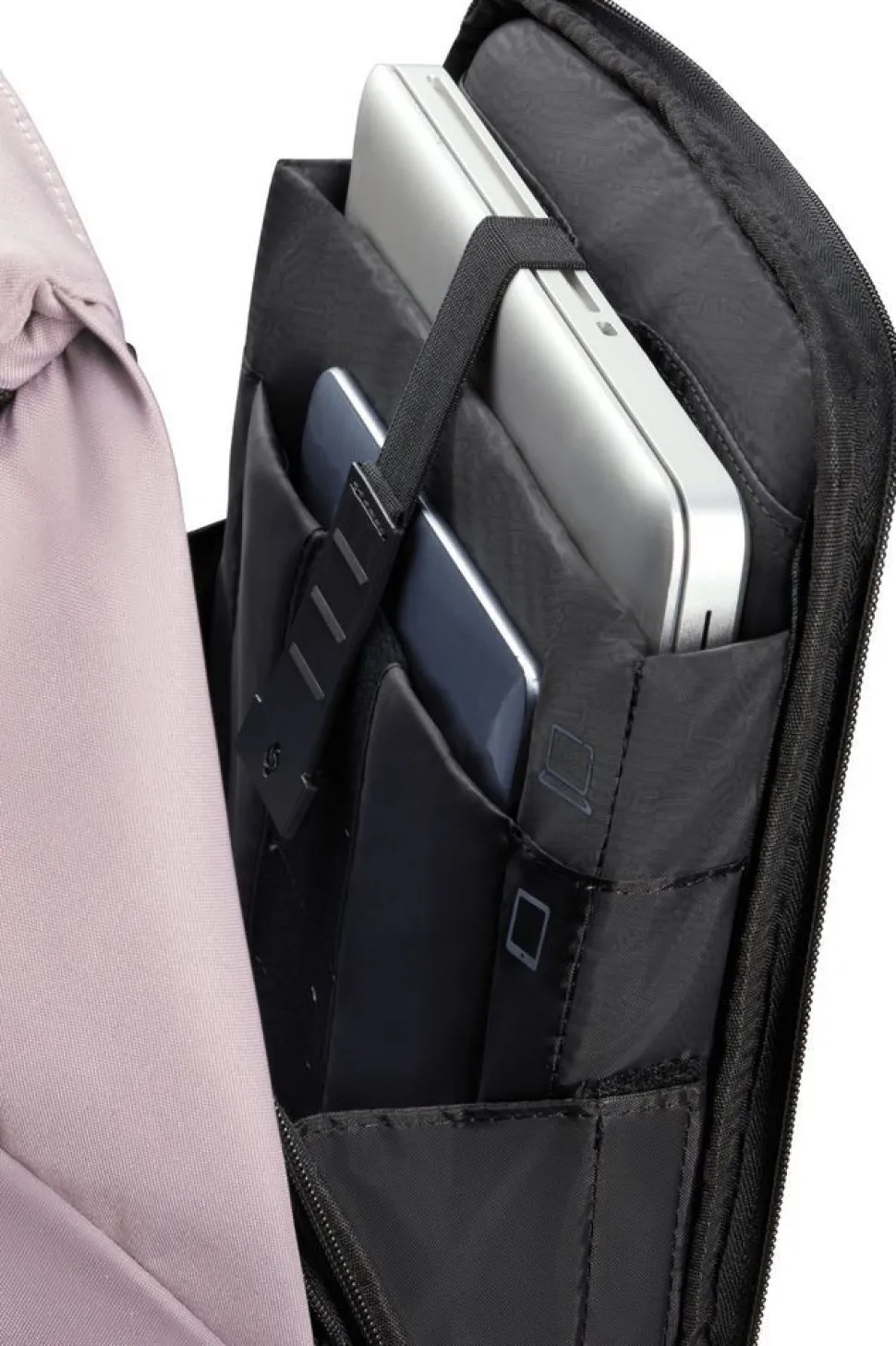 zaino_lavoro__samsonite_securipak__lilla_5.webp Outlet Samsonite Zaino lavoro 14,1" Securipak 2.0 Lilla