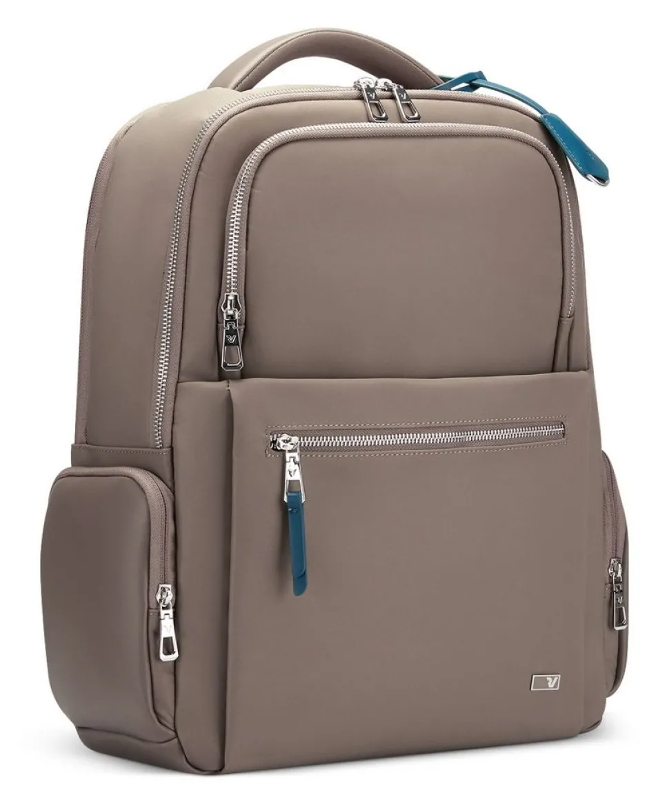 Shop Roncato Zaino lavoro donna 14" Woman Biz 2321 Ecru