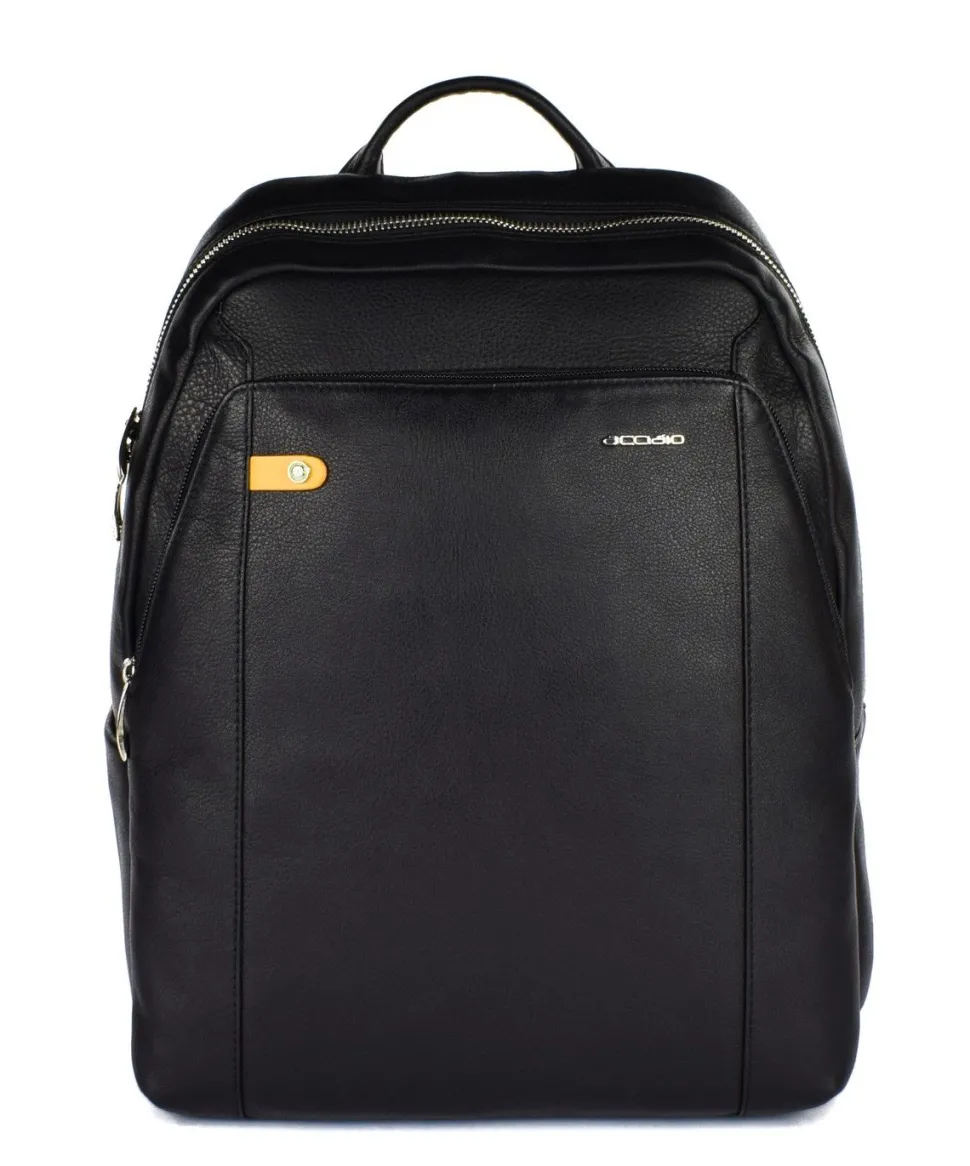 Cheap Acciaio Zaino lavoro in pelle 2320 Nero