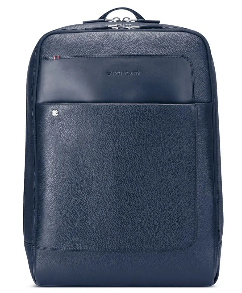 New Roncato Zaino lavoro in pelle Alaska 2427 Navy