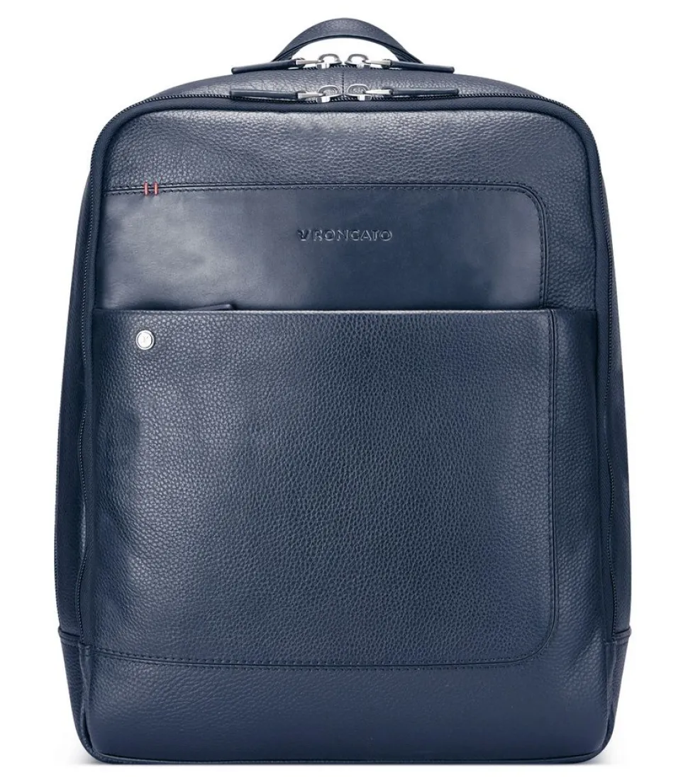 Discount Roncato Zaino lavoro in pelle Alaska 2426 Navy