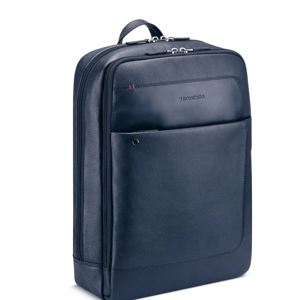 New Roncato Zaino lavoro in pelle Alaska 2427 Navy