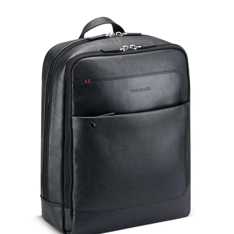 Cheap Roncato Zaino lavoro in pelle Alaska 2426 Nero