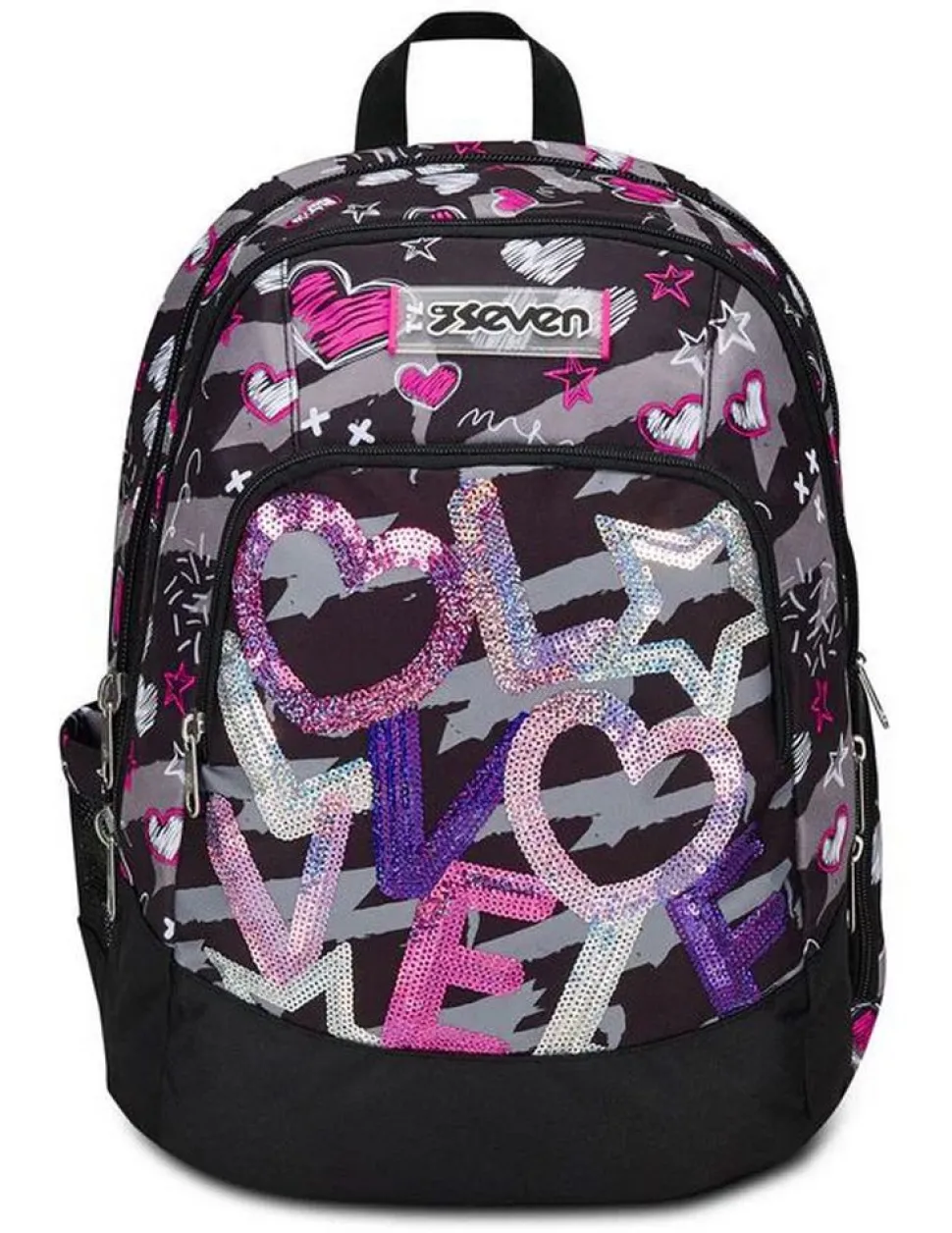 New Seven Zaino scuola Advanced Draft Heart DraftHeart