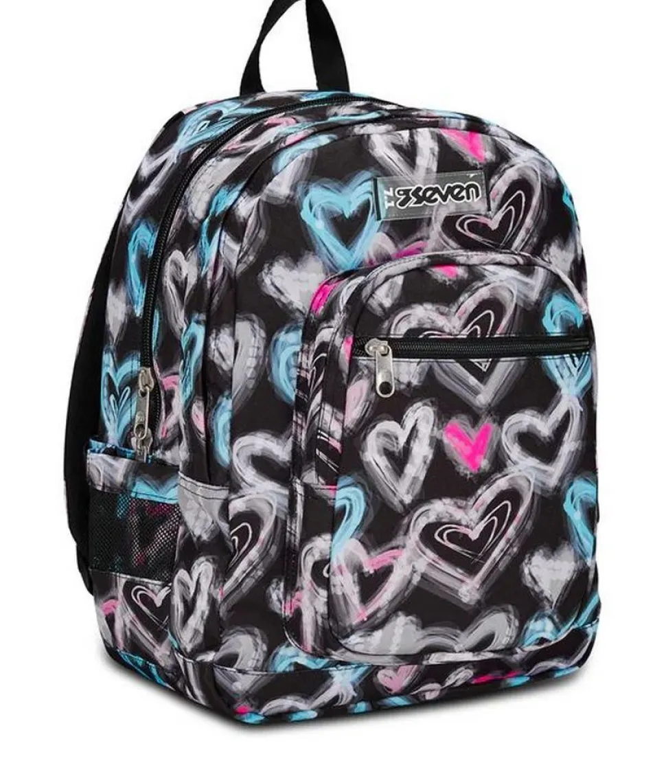 zaino_scuola_seven_freethink_girl_jet_black_4.webp Clearance Seven Zaino scuola Freethink Girl Jet Black JetBlack