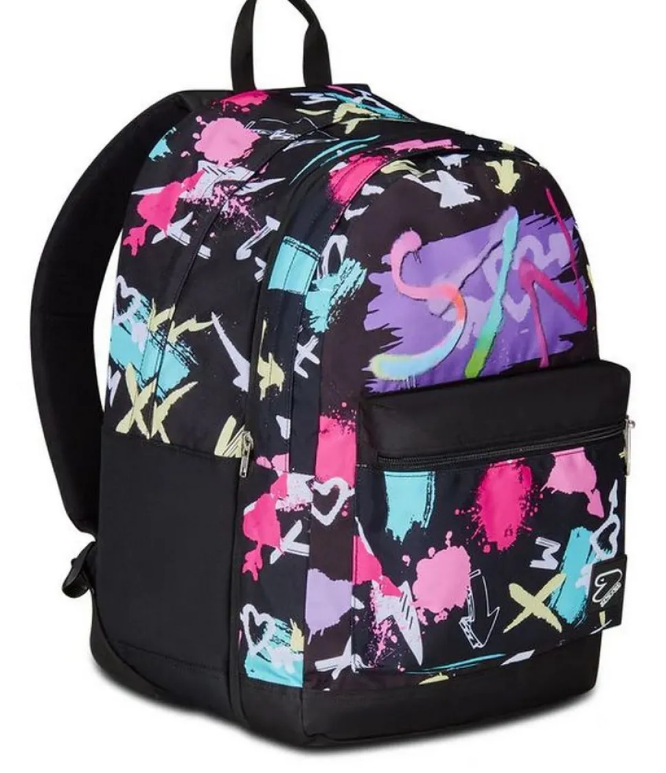 Clearance Seven Zaino The Double Pro XXL Detach Reversibile Graffiti Load Candy Fuxia CandyFuxia